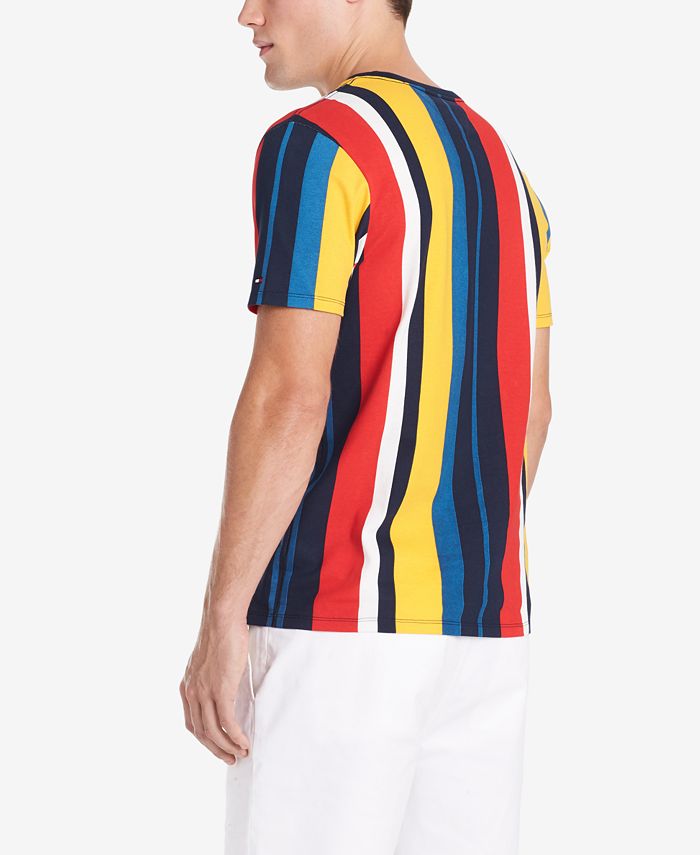 Tommy Hilfiger Men's Marcelo Stripe Logo Graphic T-Shirt & Reviews - T ...