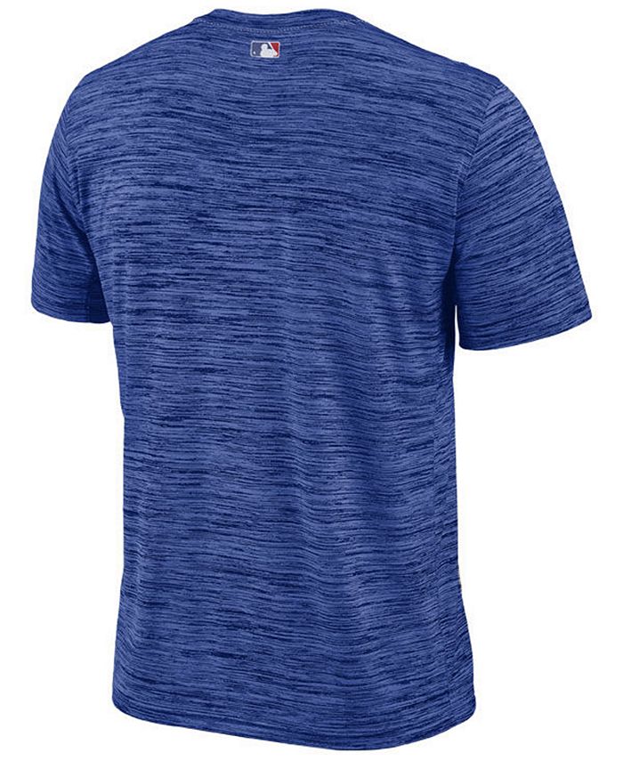 Nike Men's Los Angeles Dodgers Blue Logo Velocity T-Shirt