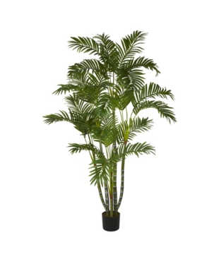 Nearly Natural 5' Areca Faux Silk Tree In Green