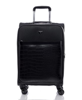 guess black suitcase