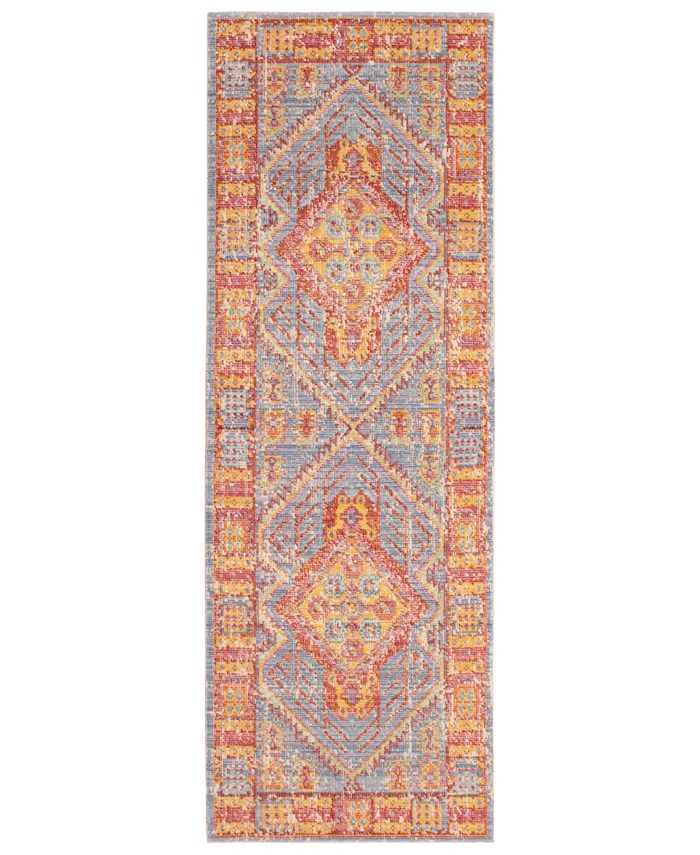 French Connection - Marley Colorwashed Kilim 22" x 61" Accent Rug