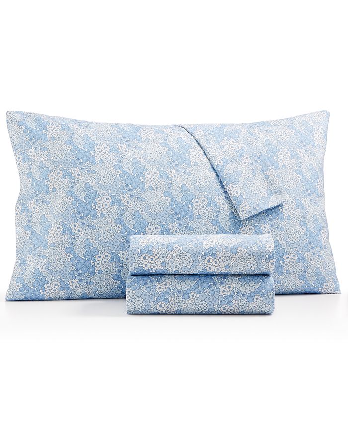 Martha Stewart Collection CLOSEOUT! 4Pc. Printed Microfiber California