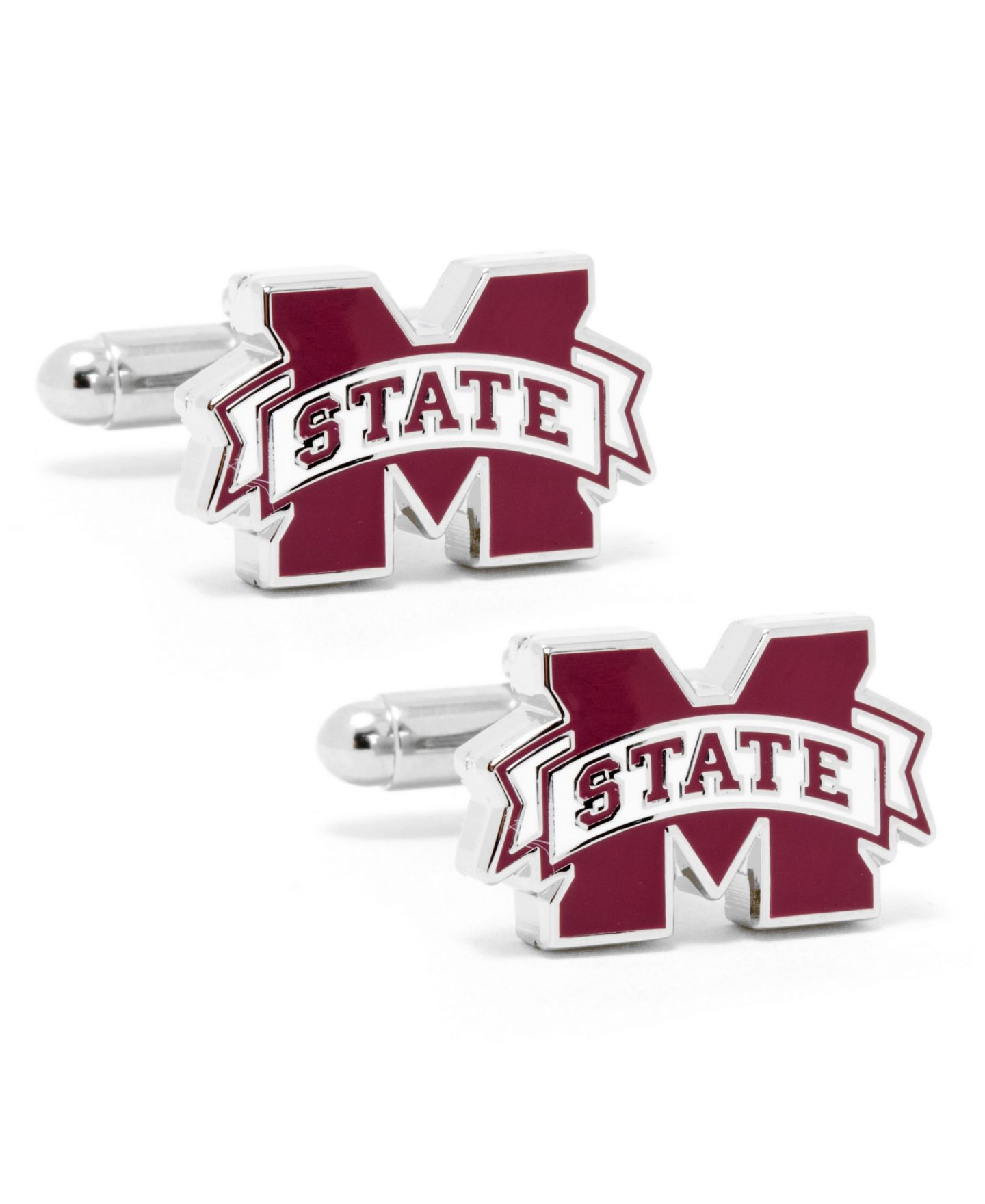 Мужские запонки Cufflinks Inc. Mississippi State Bulldogs Cufflinks — фото 1