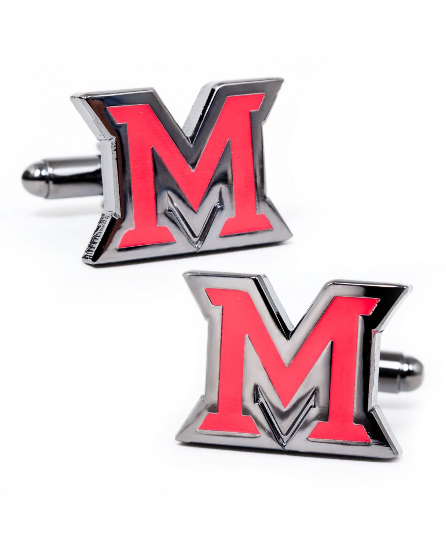 Мужские запонки Cufflinks Inc. Miami University of Ohio Cufflinks — фото 1