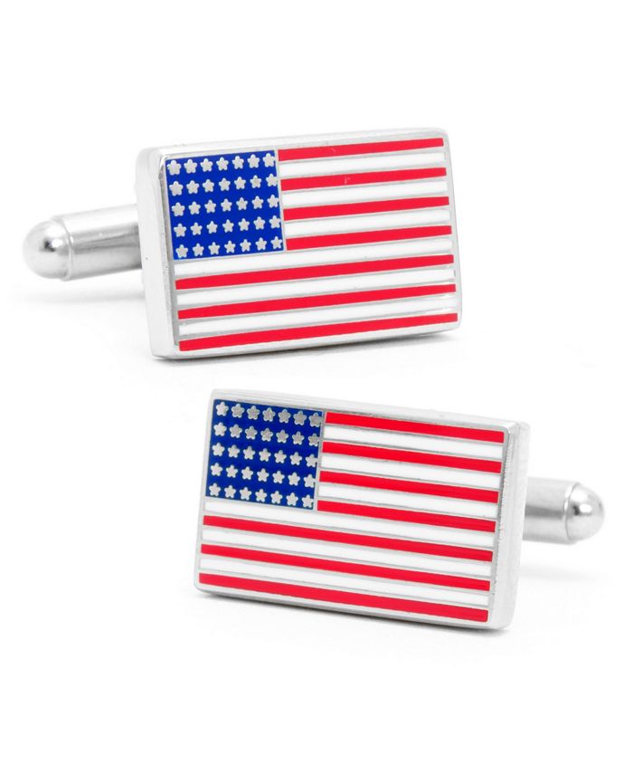 American Flag Red White Blue Cufflinks Patriotism USA 