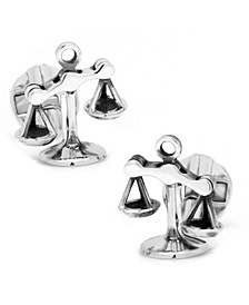 Moving Parts Scales of Justice Cufflinks