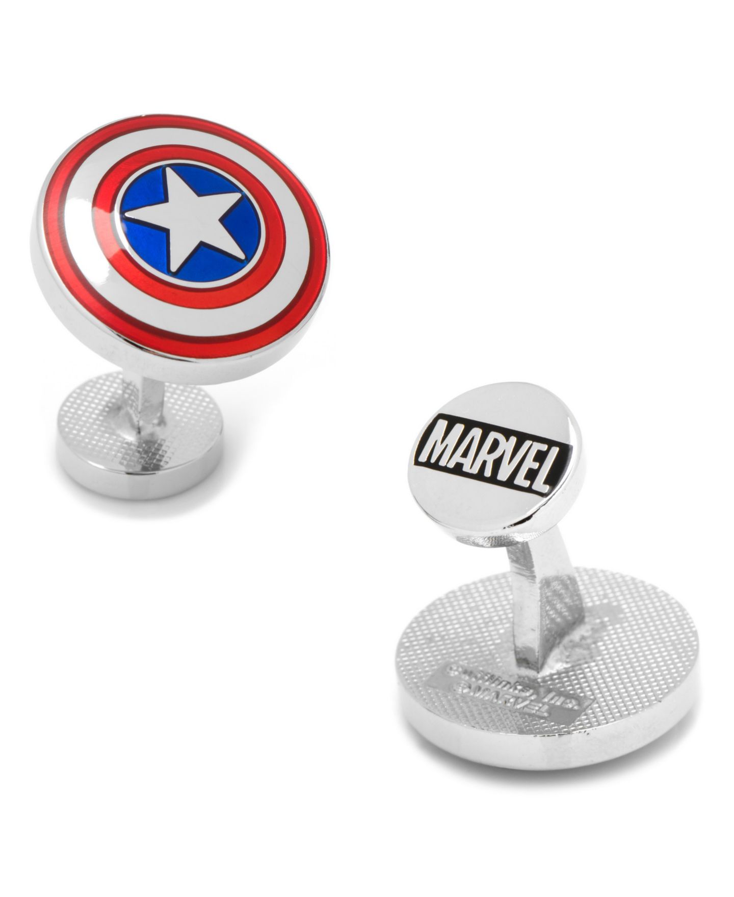 Мужские запонки Cufflinks Inc. Avengers Captain America Shield Cufflinks — фото 1