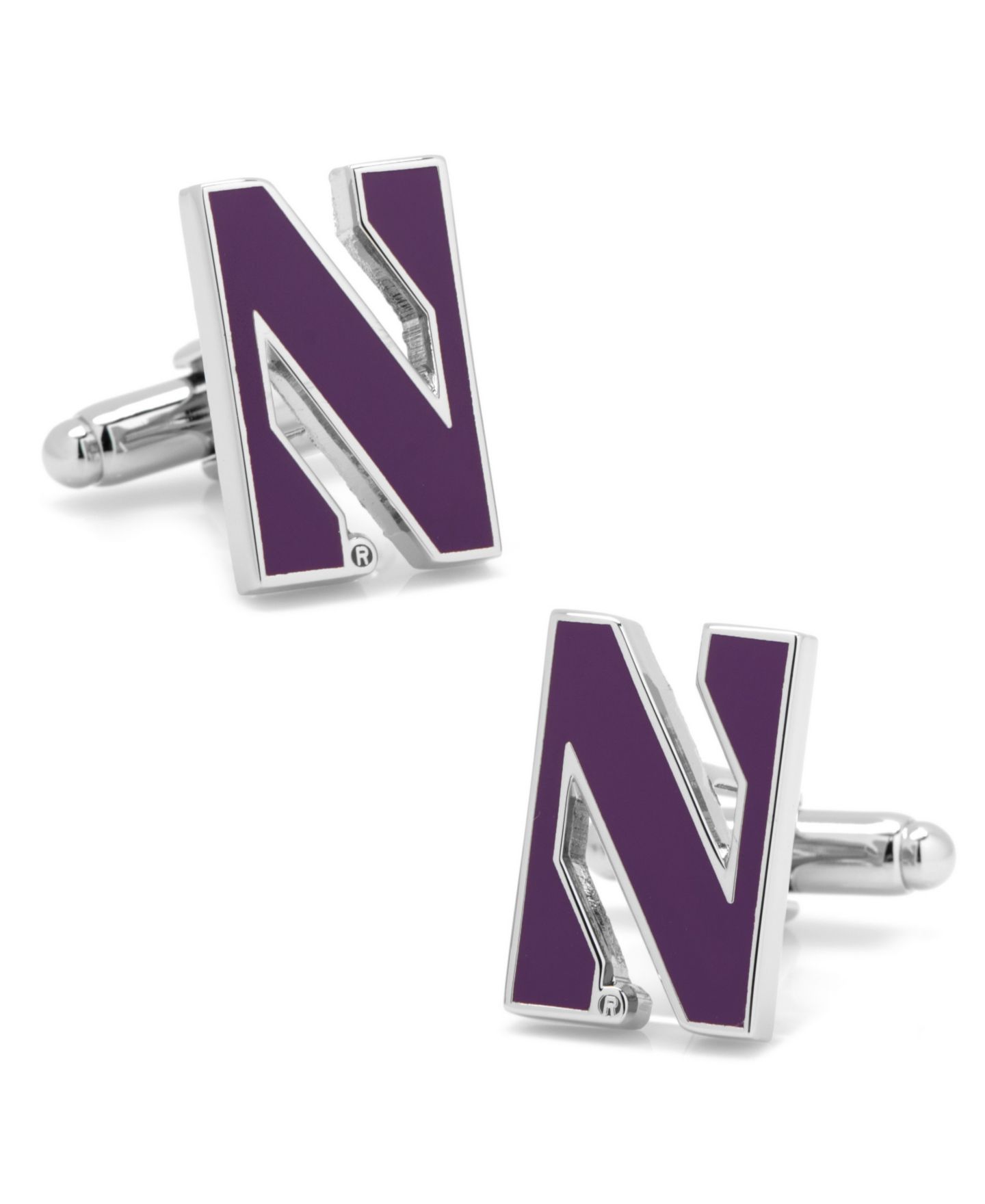 Мужские запонки Cufflinks Inc. Northwestern University Cufflinks — фото 1