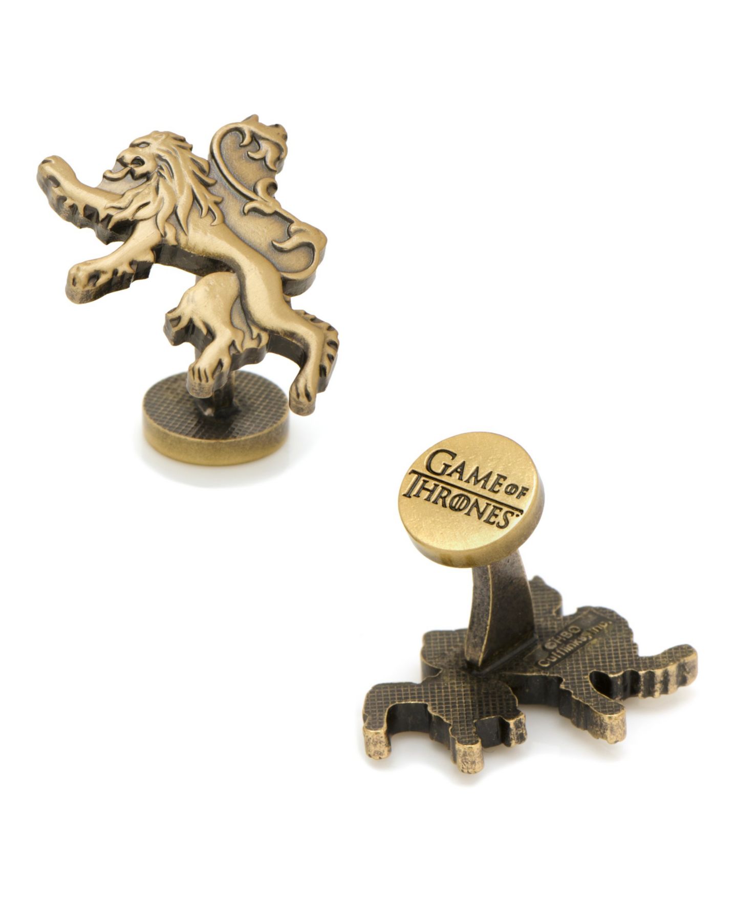 Мужские запонки Cufflinks Inc. Lannister Lion Sigil Cufflinks — фото 1