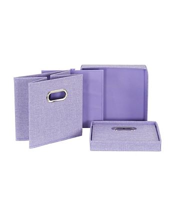 Household Essentials - 2-Pc. Iris Heather Storage Box Set
