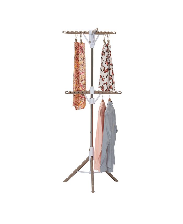 Household Essentials 2-Tier Tripod Clothes Dryer with Hanging ...