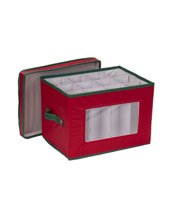 Household Essentials Holiday Stemware Flute Storage Box Macy's