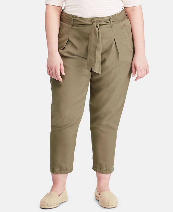 Lauren Ralph Lauren Plus Size Twill Pants Macy's