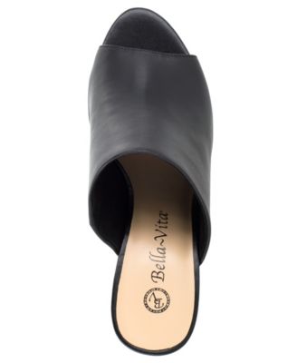 Bella Vita Women's Kathy Mule Sandal – Comfortable Block Heel Slide With Padded Insole 12 thumbnail image