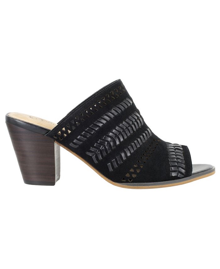 Bella Vita Koraline Block Heel Slide Sandals - Macy's