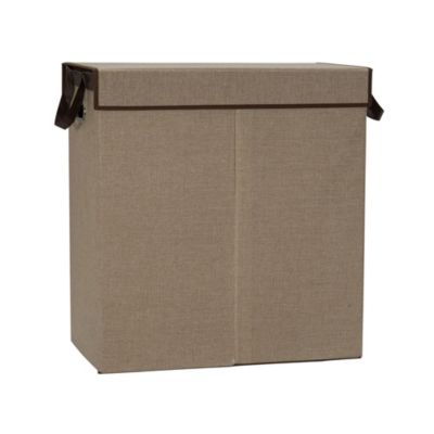 Household Essentials - Collapsible Double Laundry Hamper Sorter