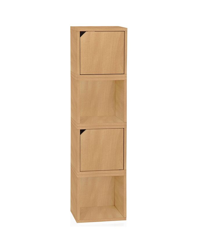 Way Basics Eco Stackable Connect Open Storage Cube and Cubby Organizer ...