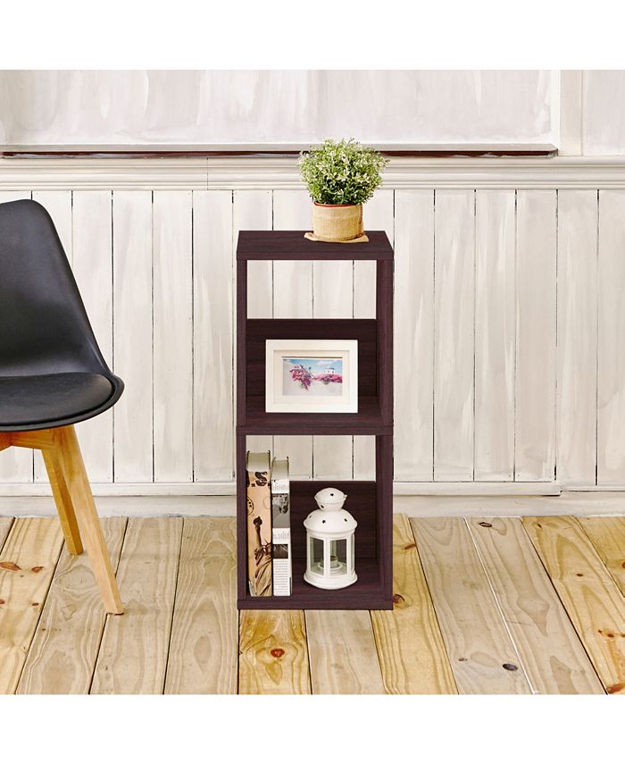 Way Basics Eco 2 Shelf Duo Narrow Bookcase and Storage Shelf - Macy's