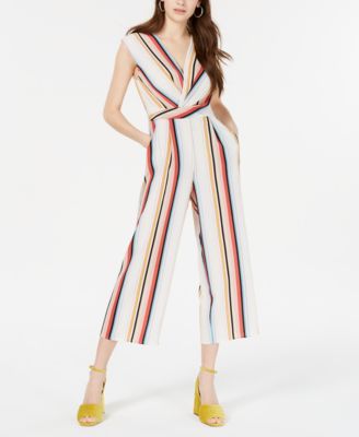 macys striped jumpsuit