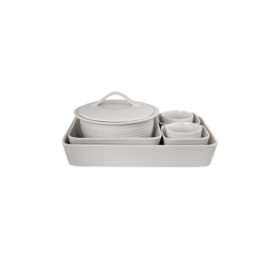 Gordon Ramsay Royal Doulton Exclusively For  Maze White 7-piece Bakeware Set