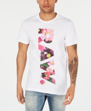 G-STAR RAW G-STAR RAW MEN'S FLORAL LOGO T-SHIRT, CREATED FOR MACY'S