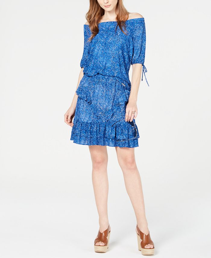 Michael Kors Chocolate Ruffle Skirt