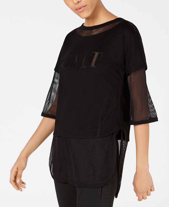 TENZ CVLT Graphic Jersey Top Macy's
