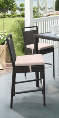 Tropez Outdoor Wicker Barstool