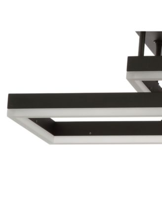 Turing Geometric Integrated LED Metal Flush Mount