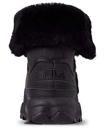 Fila disruptor cheap shearling