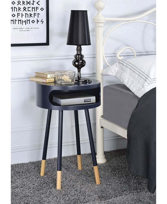 ACME Furniture Sonria White Round End Table | LFD Home Furnishing-883430