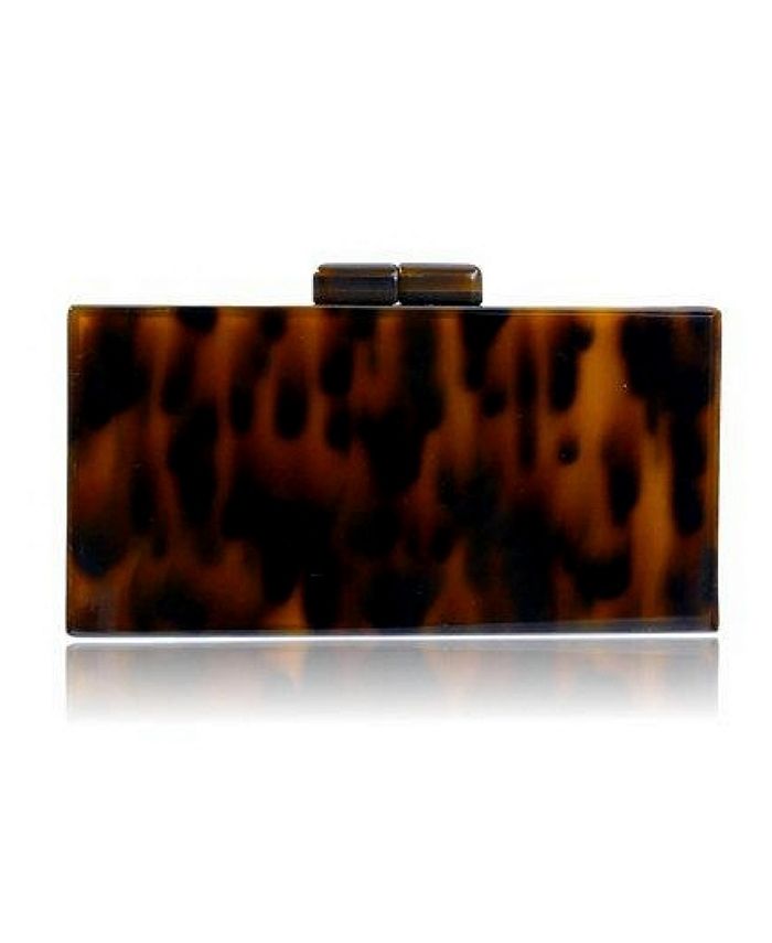 Tortoise acrylic clutch online