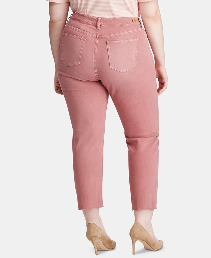 Lauren Ralph Lauren Plus Size Premier Straight Ankle Jeans Macy's