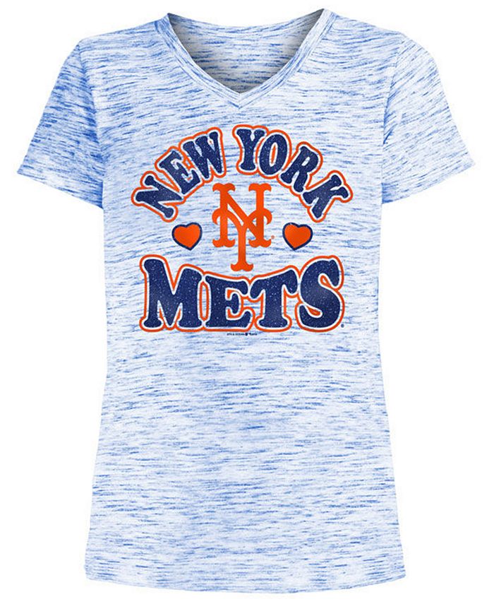 Chemise Femme New York Mets Par 5th & Ocean – Neuve Avec étiquette – Manches Courtes