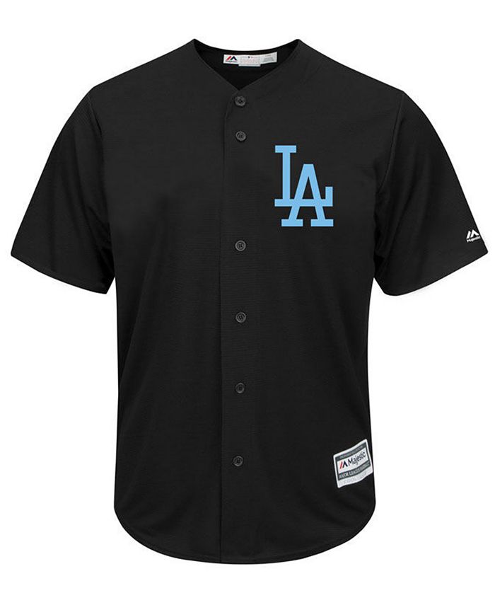 Men's Los Angeles Dodgers Majestic Black Big & Tall Fashion Jersey