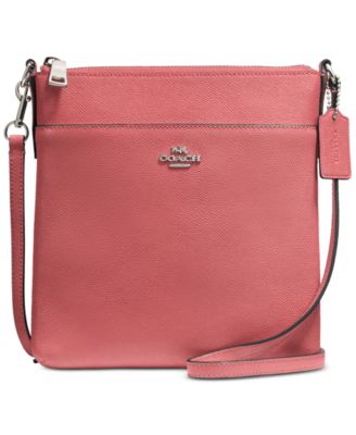 coach messenger crossbody in crossgrain leather