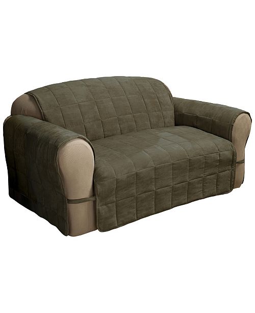 P Kaufmann Home Faux Suede Ultimate Loveseat Protector Reviews Slipcovers Home Decor Macy S