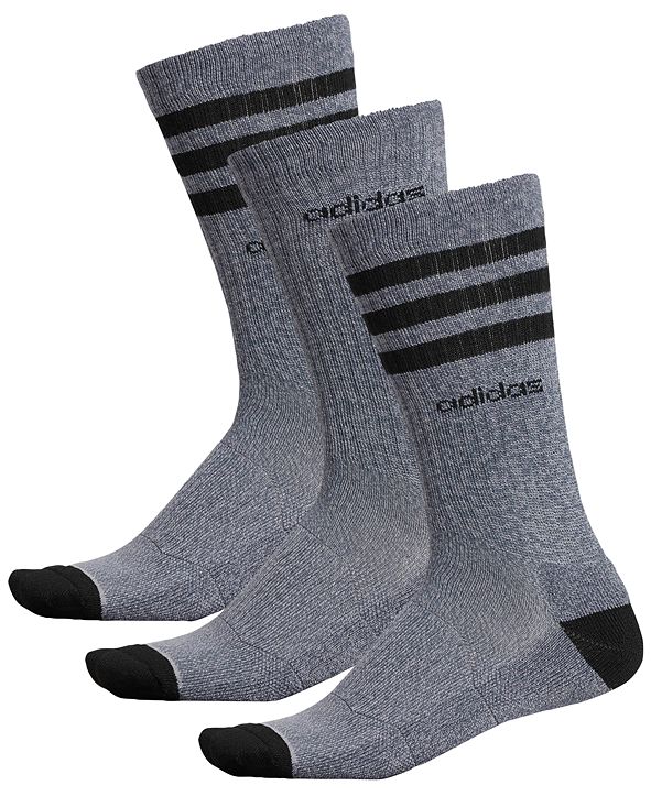 adidas Men's 3-Pk. Crew Socks & Reviews - Underwear & Socks - Men - Macy's