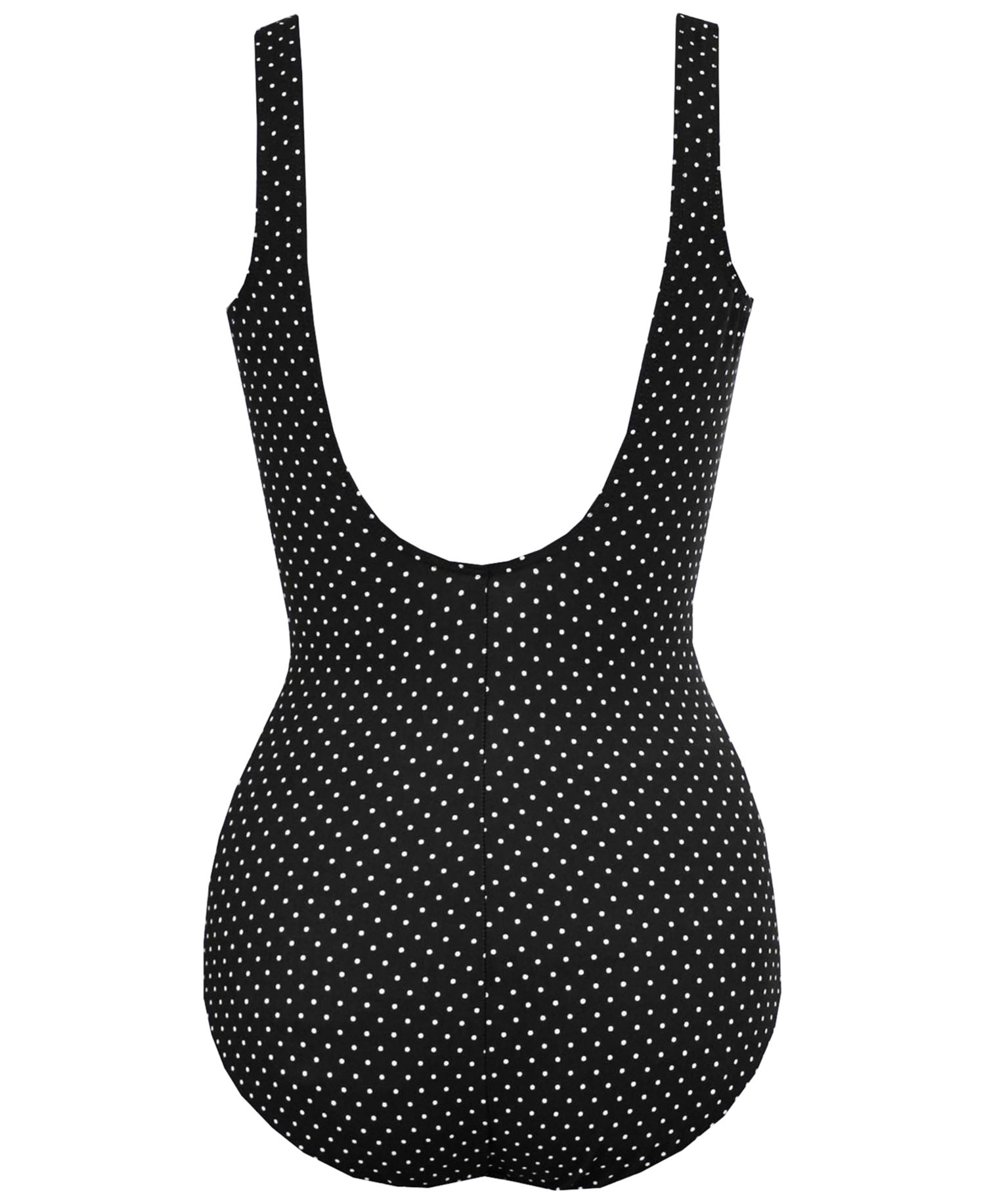 Plus Size Pin Point Oceanus One Piece Swimsuit