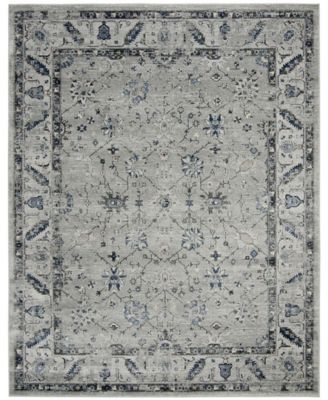 Charleston CHL413 Gray and Dark Gray 8' x 10' Area Rug