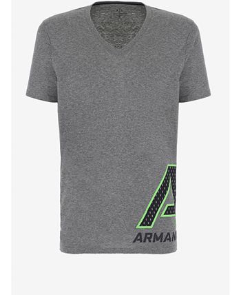 A|X Armani Exchange Men's V-Neck Logo T-Shirt - Macy's