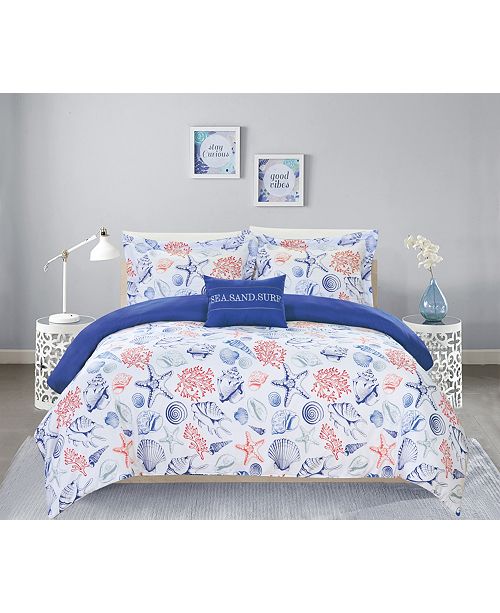 Chic Home Talulah 6 Piece Twin X Long Bed In A Bag Duvet Set