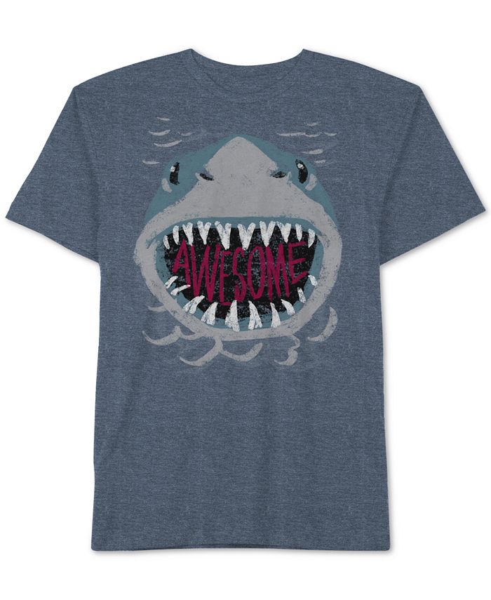Jem Little Boys Awesome Shark T-Shirt - Macy's