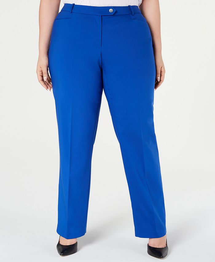 Calvin Klein Plus Size Trouser Pants - Macy's