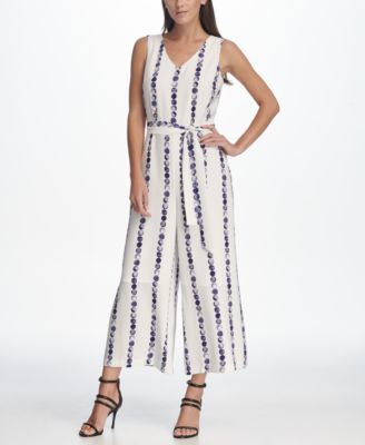 dkny jumpsuit white