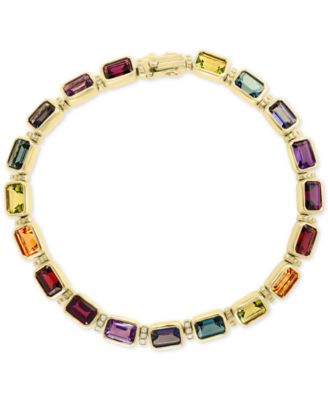EFFY Collection - Multi-Gemstone (12-5/8 ct. t.w.) & Diamond Accent Bracelet in 14k Gold