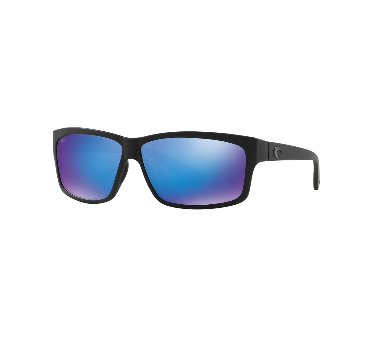 Shop Costa Del Mar Polarized Sunglasses, Cut Polarized 61 In Black Black,blue Mir Pol