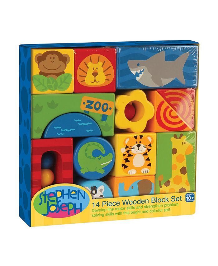 Stephen joseph wooden sales blocks