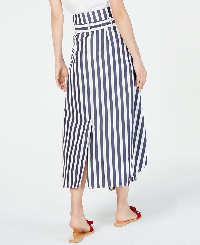 Weekend Max Mara Biella Cotton Striped Skirt - Macy's