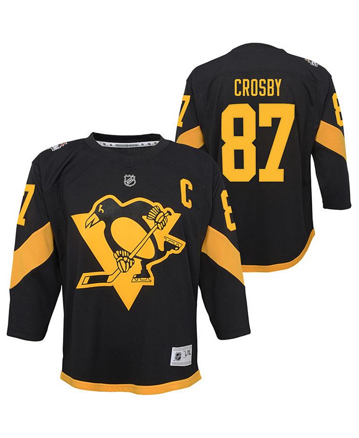 Infant Sidney Crosby Black Pittsburgh Penguins Replica Player Jersey